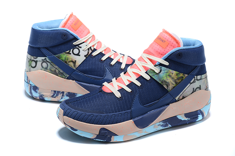 2020 Nike Kevin Durant 13 Sea Blue Pink - Click Image to Close